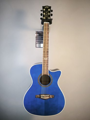 Eko NXT A100CE See Through Blue Chitarra Folk Elettrificata