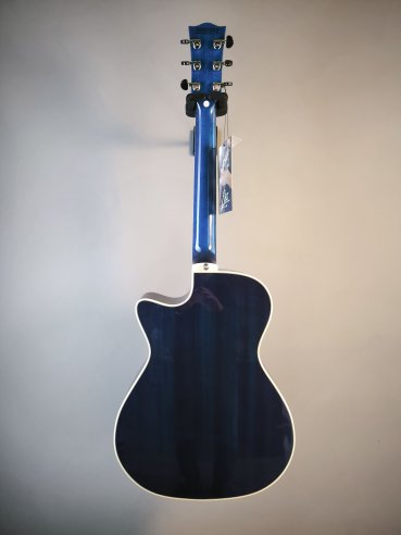 Eko NXT A100CE See Through Blue Chitarra Folk Elettrificata