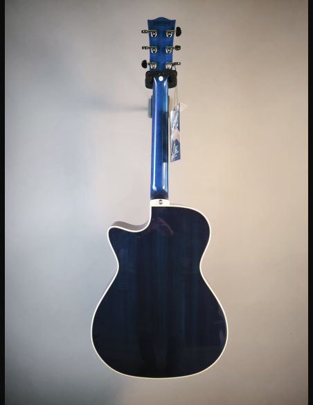 Eko NXT A100CE See Through Blue Chitarra Folk Elettrificata