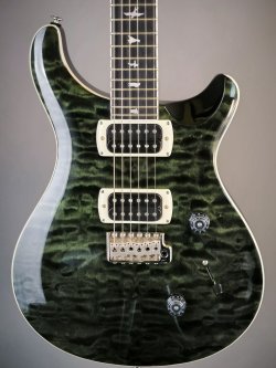 PRS SE Custom 24 Quilt Teal Black SN:CTIH044056