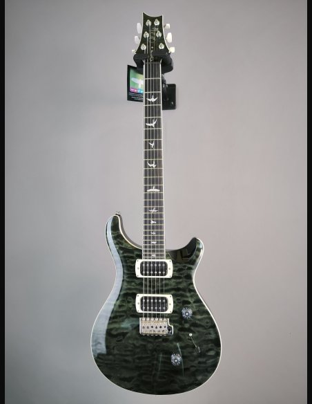 PRS SE Custom 24 Quilt Teal Black SN:CTIH044056