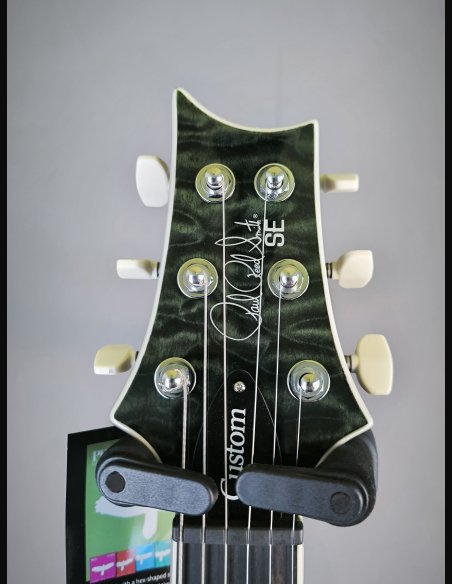 PRS SE Custom 24 Quilt Teal Black SN:CTIH044056
