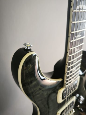 PRS SE Custom 24 Quilt Teal Black SN:CTIH044056