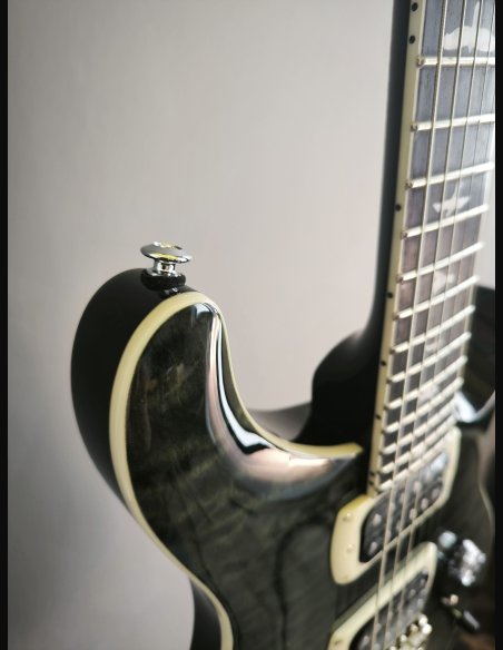 PRS SE Custom 24 Quilt Teal Black SN:CTIH044056
