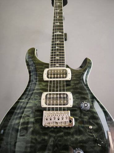 PRS SE Custom 24 Quilt Teal Black SN:CTIH044056