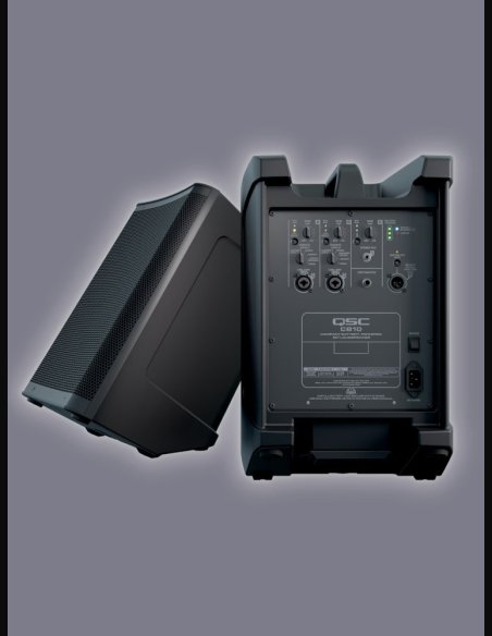 QSC CB10 Compact Powered-Battery Loudspeaker System
