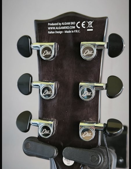 Eko NXT A100CE See Through Black Chitarra Folk Elettrificata