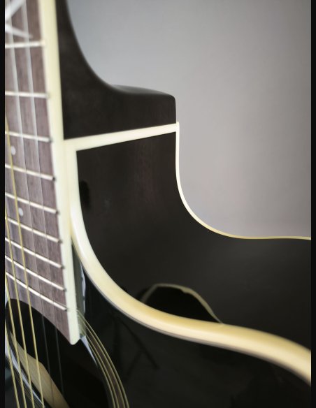 Eko NXT A100CE See Through Black Chitarra Folk Elettrificata