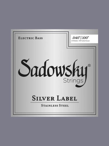 Sadowsky Silver Label Eletric Bass 4 St 040-100