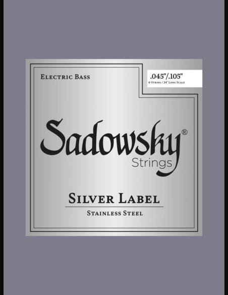 Sadowsky Silver Label Eletric Bass 4 St 045-105