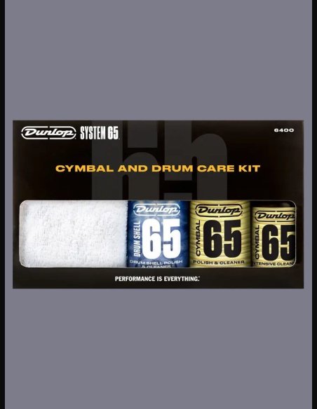 Dunlop 6400 Cymbal & Drum Care Kit