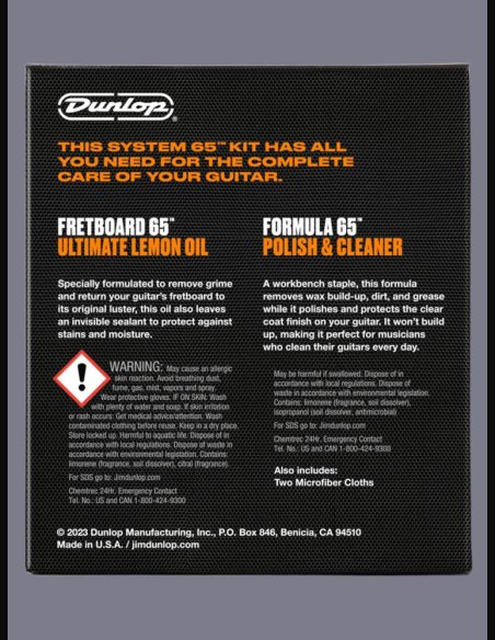 Dunlop 6503 Body & Fingerboard Care Kit