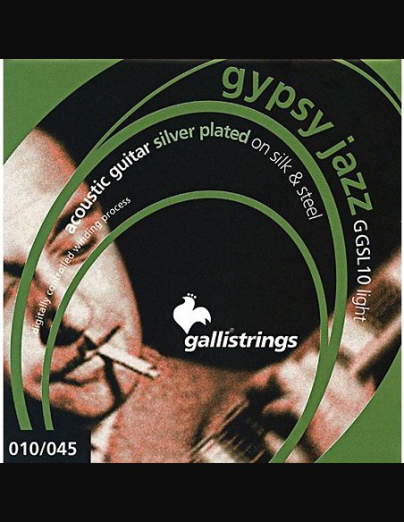 Galli GSL10 Gipsy Silverplated Silk&Steel Muta Corde Chitarra Folk