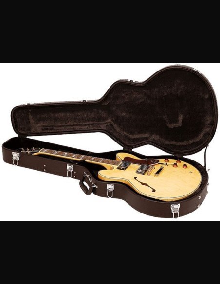Rockbag RC10607BCT/SB Black Tolex Astuccio Chitarra Semiacustica