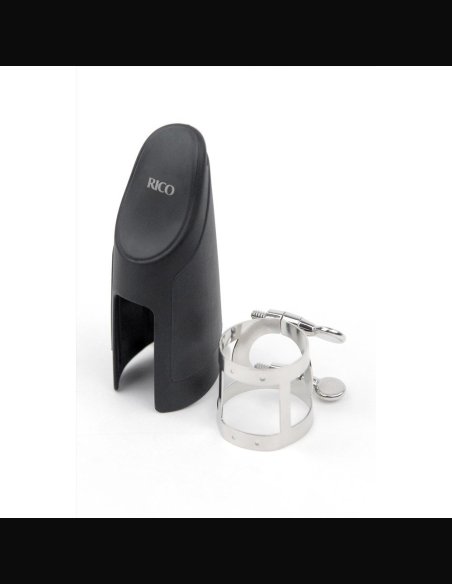 Rico REC1S H-Ligature & Cap Clarinetto Piccolo Eb Silver Plated