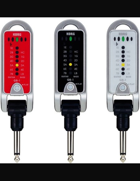 Korg GB1 PitchJack Accordatore Chitarra/Basso Red