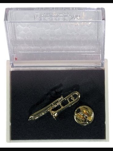 Gewa 980035 Spilla Trombone Dorata