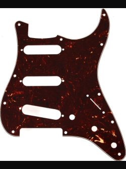 Guitar Tech Battipenna SSS Strato Tortoise Sheel