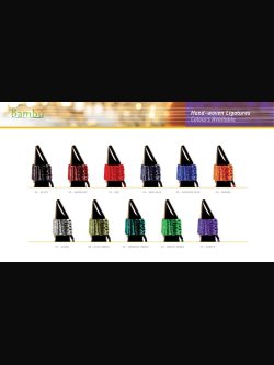 Bambù AS09 Midnight Green Legatura Tela Sintetica Soprano Saxophone/ Eb Clarinet 2