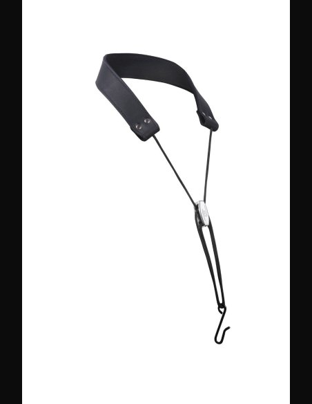 Bambù CAT01 Black Neck Strap Padded Leather Model Tenor Saxophone/Baritone Saxophone