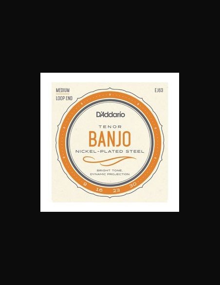D'addario EJ63 Muta Banjo Tenore 5 Corde