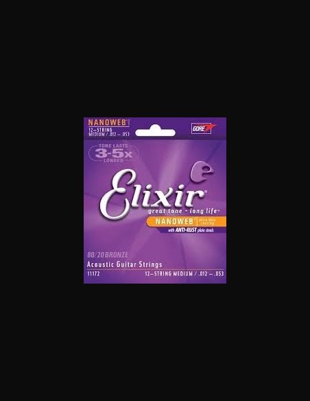 Elixir 11172 Bronze 012-053 Muta 12 Corde Chitarra Folk