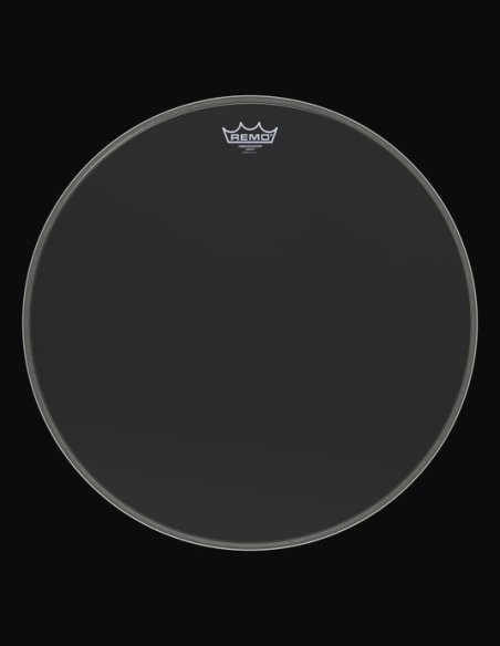 Remo Ebony Ambassador 20 Pelle Nera Grancassa