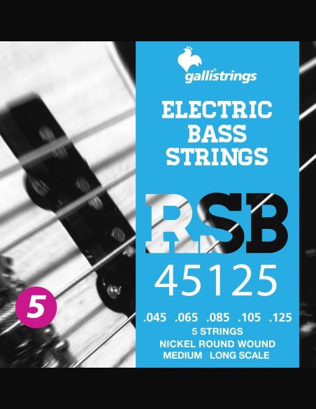 Galli RSB45125 Muta Basso Elettrico 5 Corde 045/125