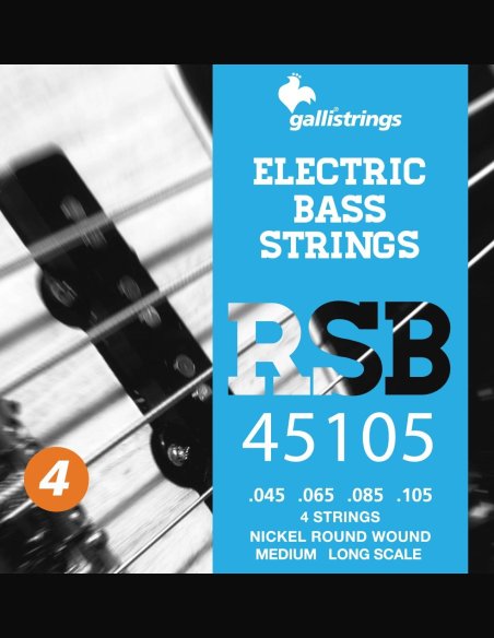 Galli RSB44 Muta Basso Elettrico 4 Corde 045/105