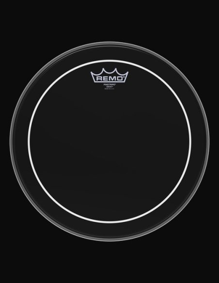 Remo Ebony Pin Stripe 13 Pelle Nera