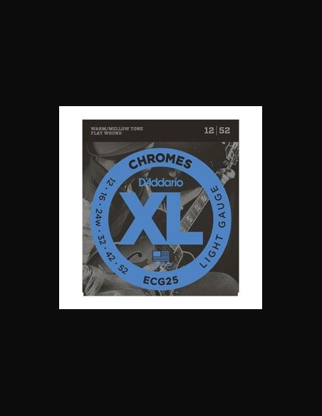 D'Addario ECG25 Liscia Muta Corde Elettrica