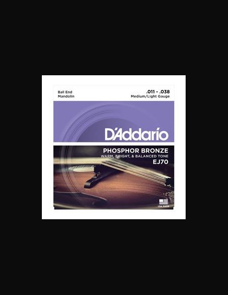 D'addario EJ70 Muta Mandolino