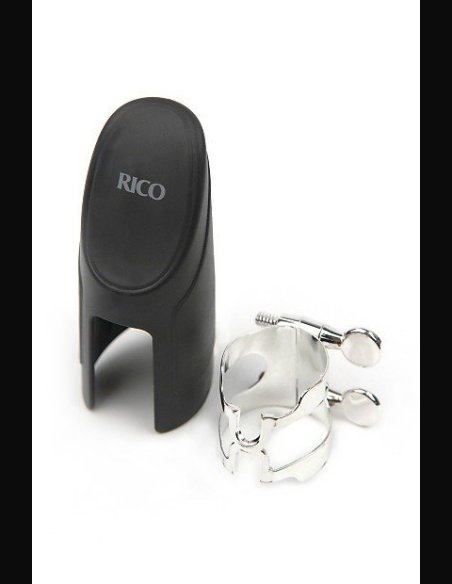 Rico HCL1S H-Ligature & Cap Clarinetto Bb Silver