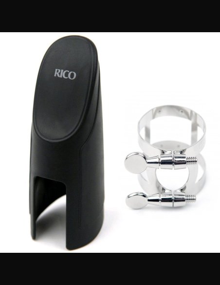 Rico RSS1N Ligature & Cap Sax Soprano Nikel