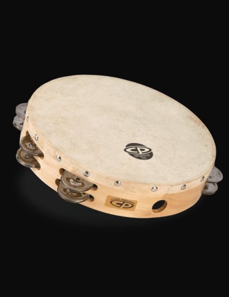 LP CP380 Tamburello Pelle + 2 File Sonagli 10