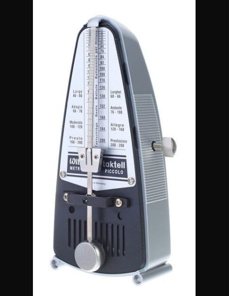 Wittner Taktell Metronomo Piccolo Silver