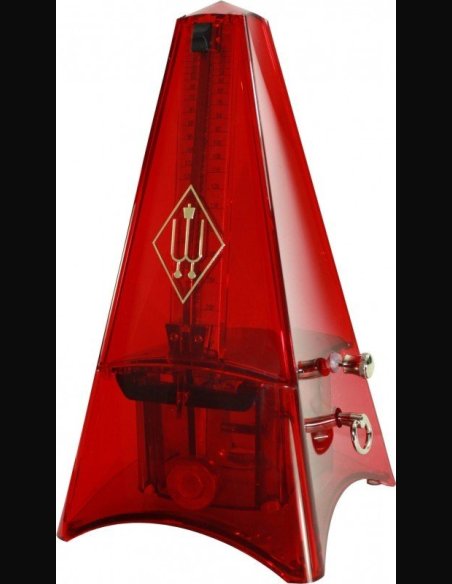 Wittner Tower Line C\Campanella Metronomo Trasparente Rosso