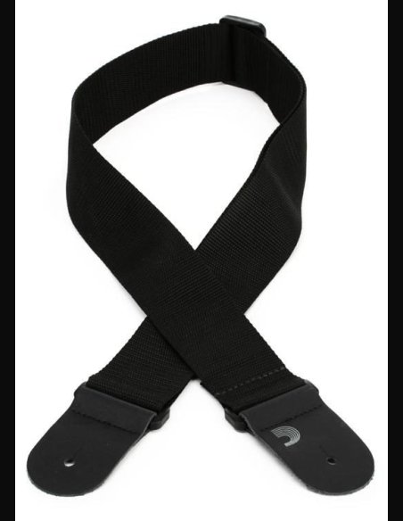 D'Addario JDPWS100 Tracolla Black