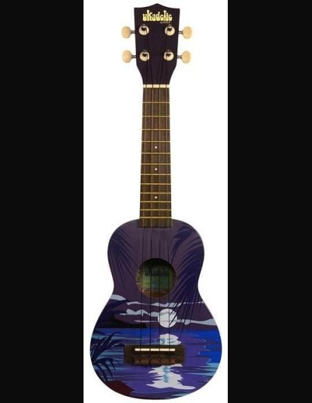 Makala MK-SNIGHT Ukulele Soprano Tropical Night Ukadelik