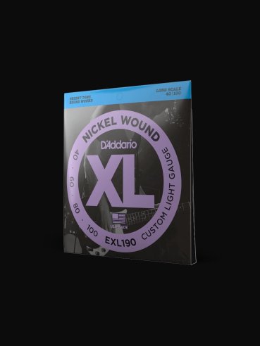 D'Addario EXL190 40-100 Muta Corde Basso Elettrico