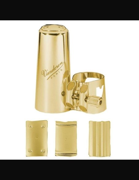 Vandoren Optimum L080 Legatura Gold Gilded Tenor Sax