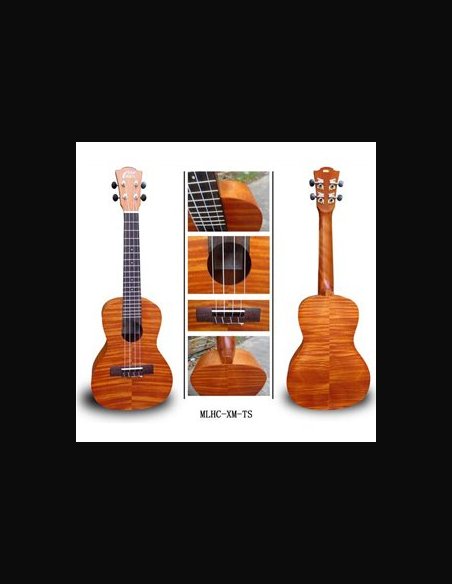 Leho MLUS-XM-TS Soprano Ukulele Laminated Exotic Mahogany Tahitian Sunset c/custodia