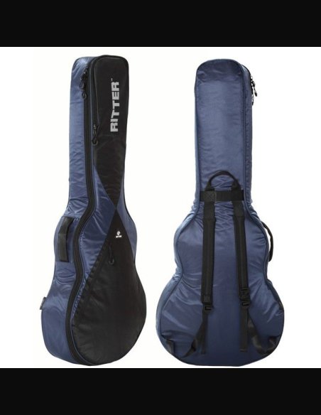 Ritter RGS5-SA/NBK Borsa Chitarra Semiacustica 335 Blu/Nero