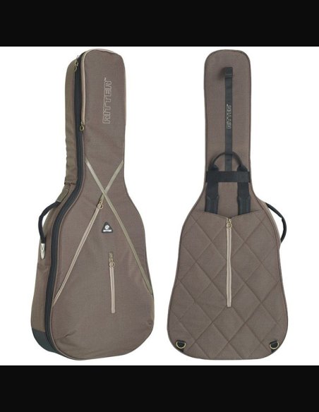 Ritter RGS7-D/BDT Borsa Chitarra Folk Dreadnought Bison/Desert