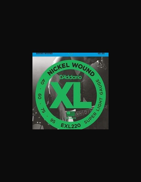 D'Addario EXL220 040-095 Muta Corde Basso Elettrico