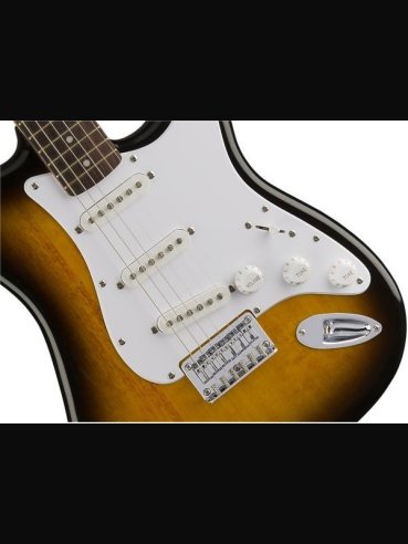 Squier Bullet Stratocaster SSS Hard Tail Rosewood Fingerboard Brown Sunburst