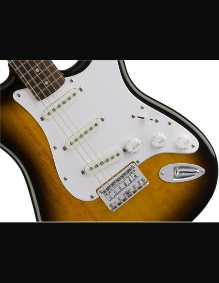 Squier Bullet Stratocaster SSS Hard Tail Rosewood Fingerboard Brown Sunburst