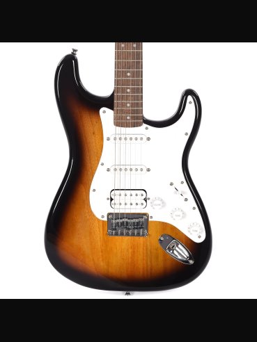 Squier Bullet Stratocaster SSS Hard Tail Rosewood Fingerboard Brown Sunburst