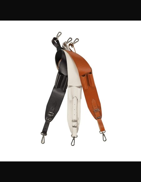 Stefy SB TR Black Tracolla Cuoio Tamburo