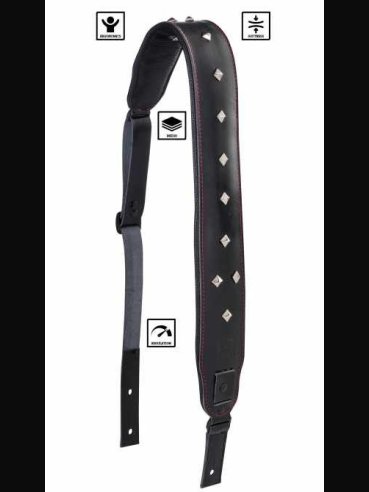 Stefy SLST505B Tracolla Cuoio Chitarra